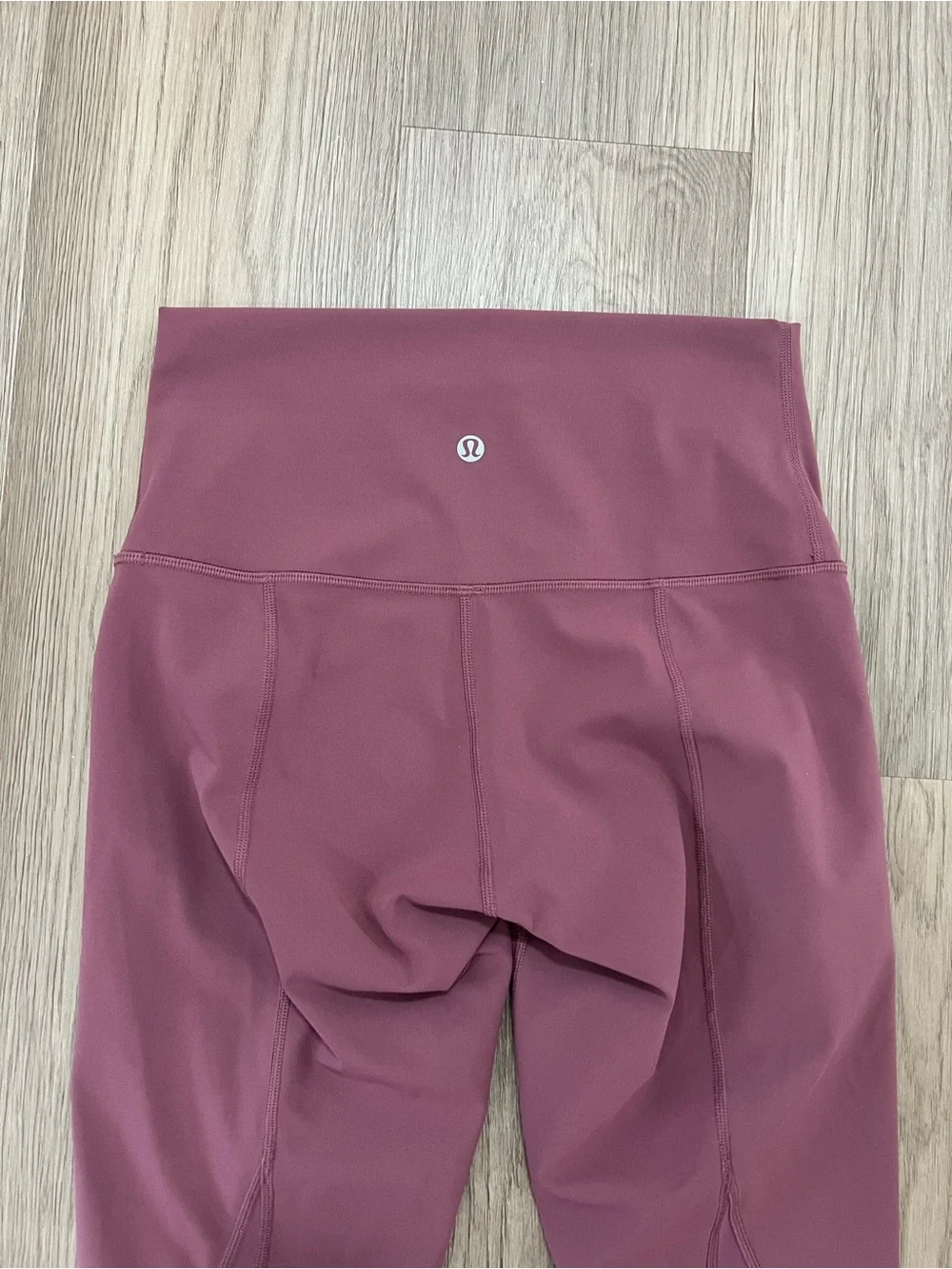 Lululemon Wunder Under Crop High Rise Roll Down Scallop Leggings Plumful